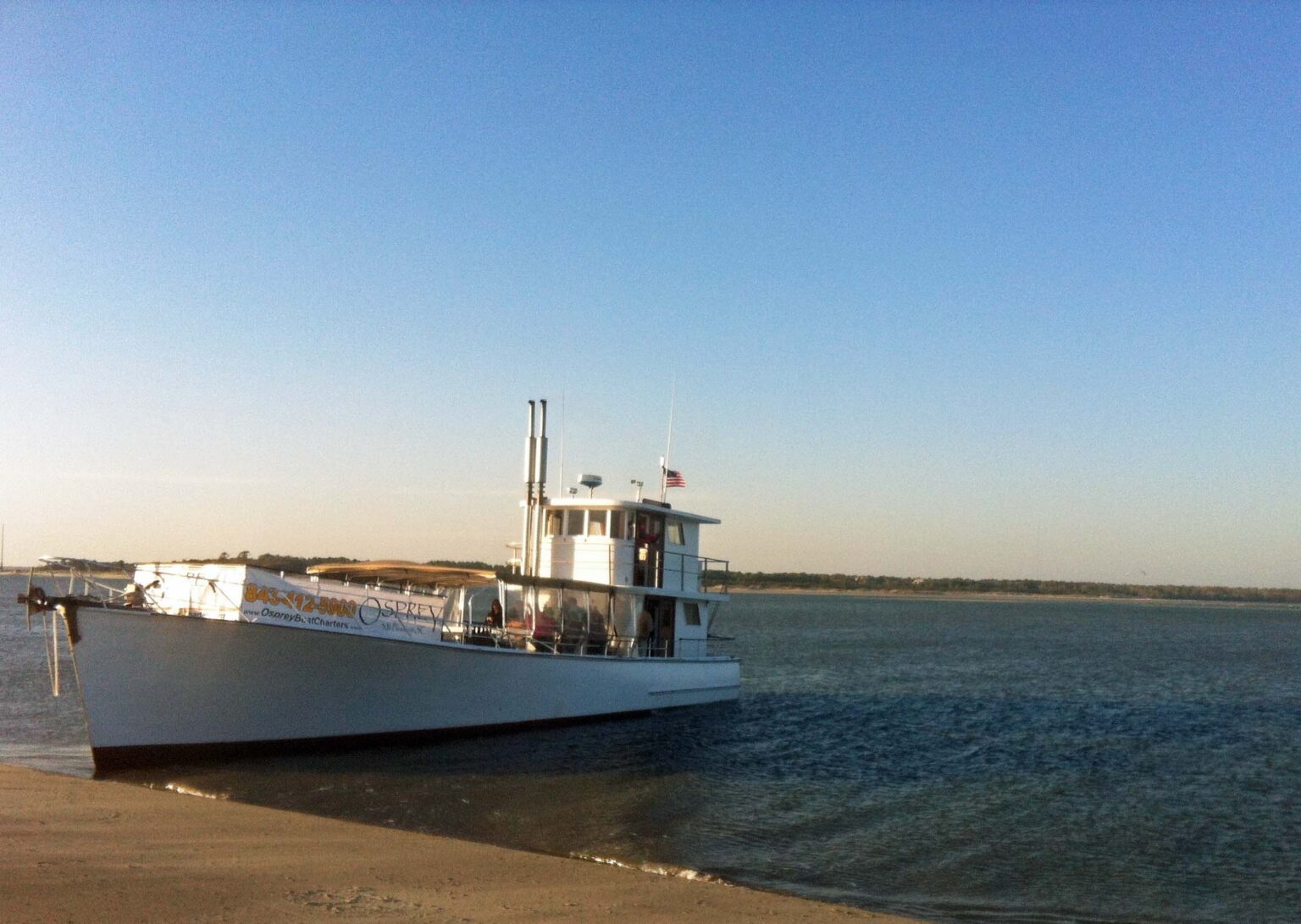 Intracoastal Tour Osprey Boat Charters Charleston, SC